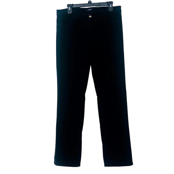 Chaps Pants - Chaps Traditional  Black Corduroy Pants Classic Jeans Styling 5 Pocket Detail